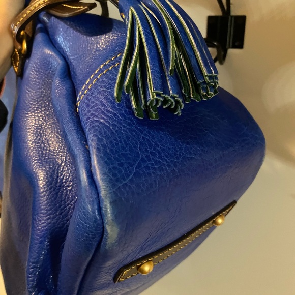*SOLD*Dooney and Bourke Toledo Hobo in Royal Blue Should Bag - Picture 5 of 10